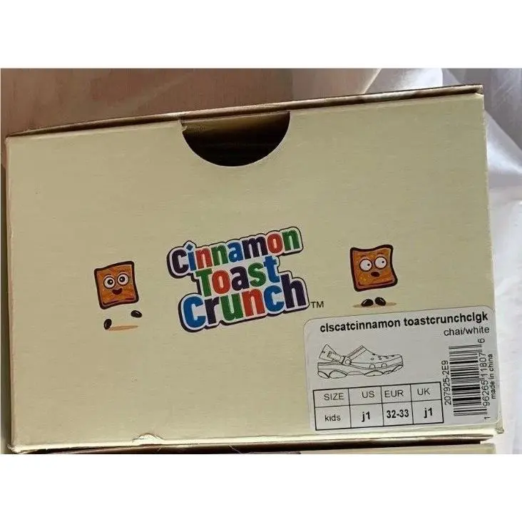 Crocs shoes - Classic Toast Crunch Clog - Classic Toast Crunch Clog - CHAI/WHITE CINNAMON 4
