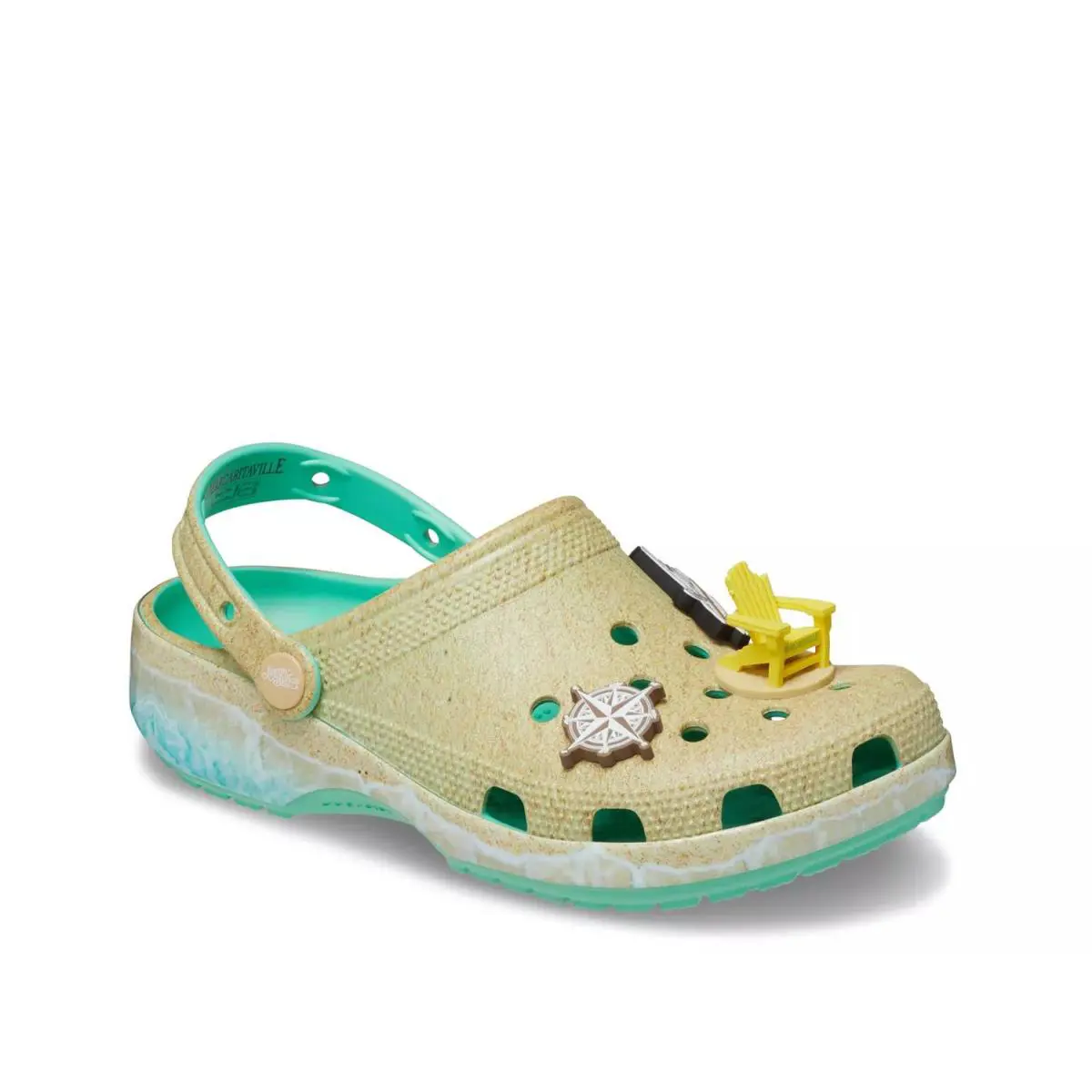 Man`s Sandals Crocs Margaritaville Beach Classic Clog - PTO Light Green