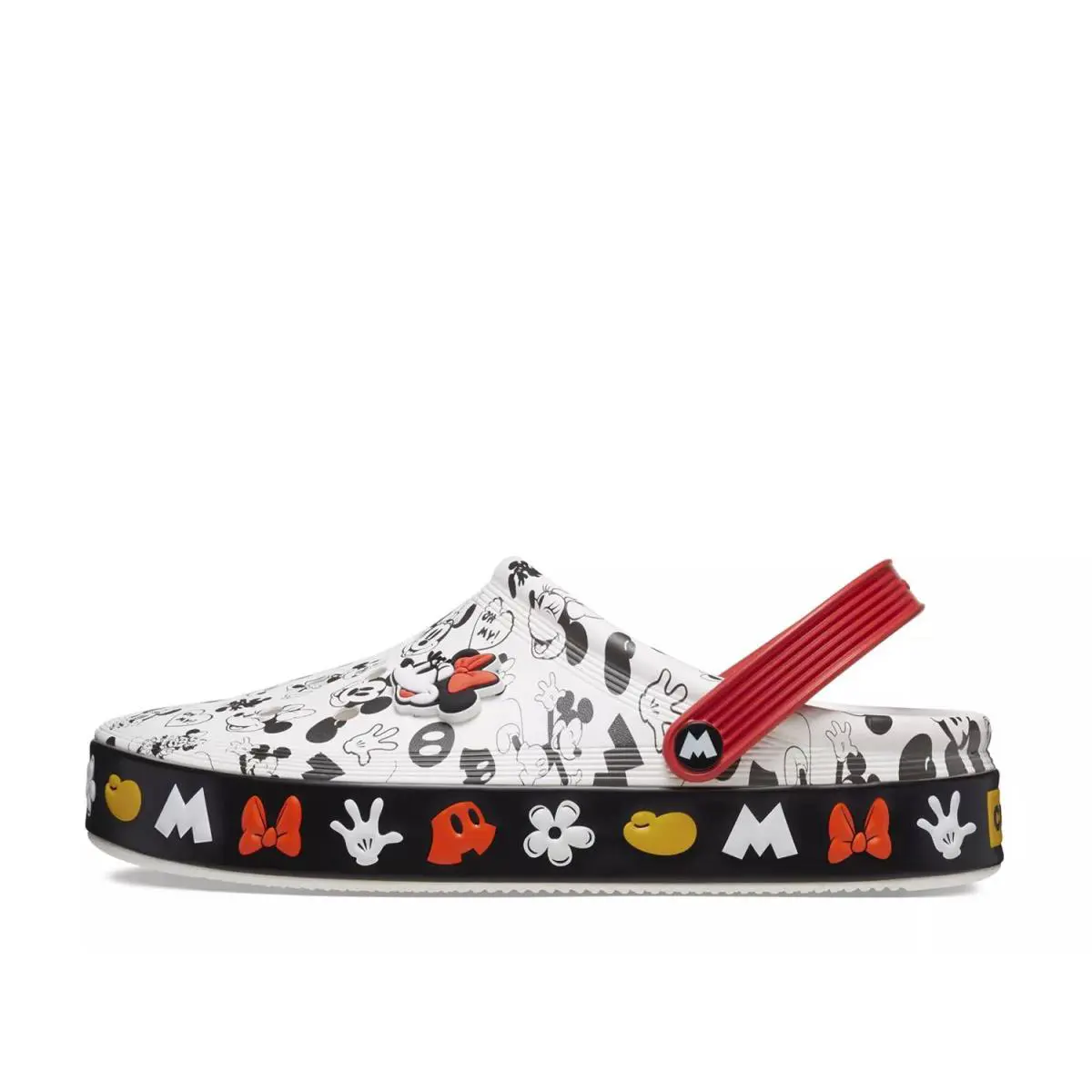 Crocs shoes - White/Red/Black Mickey Mouse Print 0