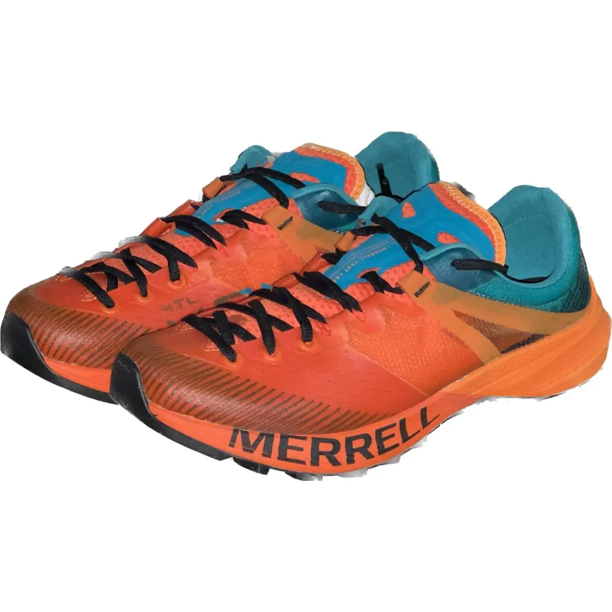 Merrell Womens Mtl Mqm Tangerine Mineral Outdoors Hiking Shoes Sneakers 8