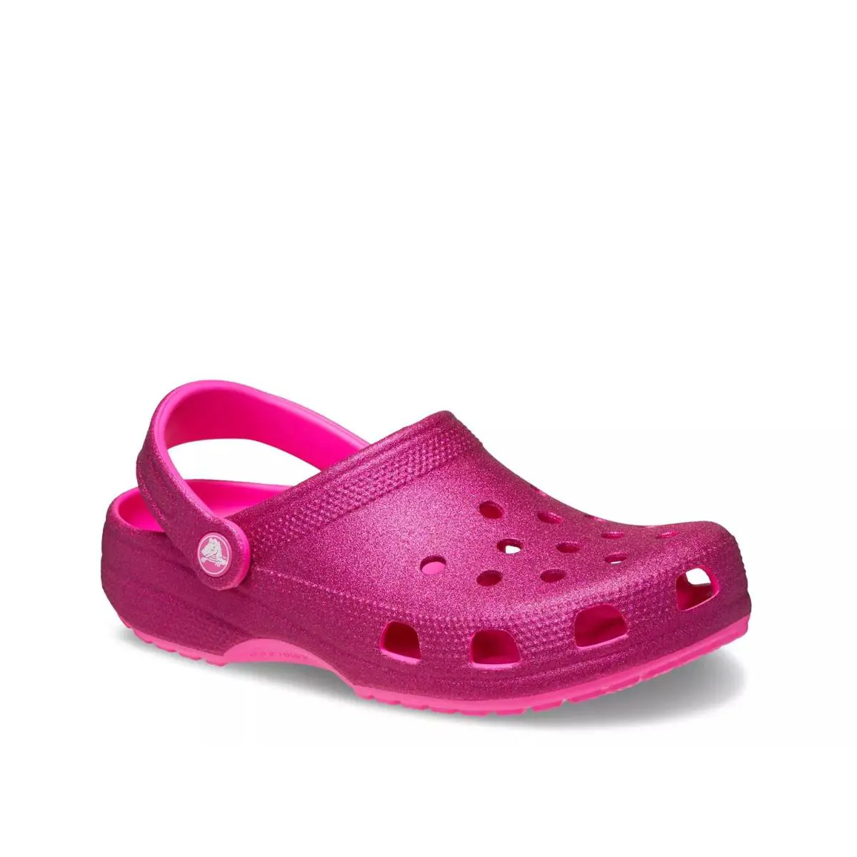 Man`s Casual Shoes  Classic Glitter Clog Dark Pink Sparkle by Crocs