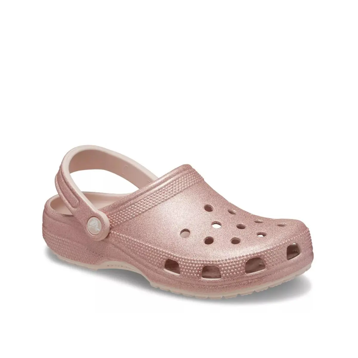 Man`s Casual Shoes  Classic Glitter Clog Quartz Rose Gold Sparkle by Crocs