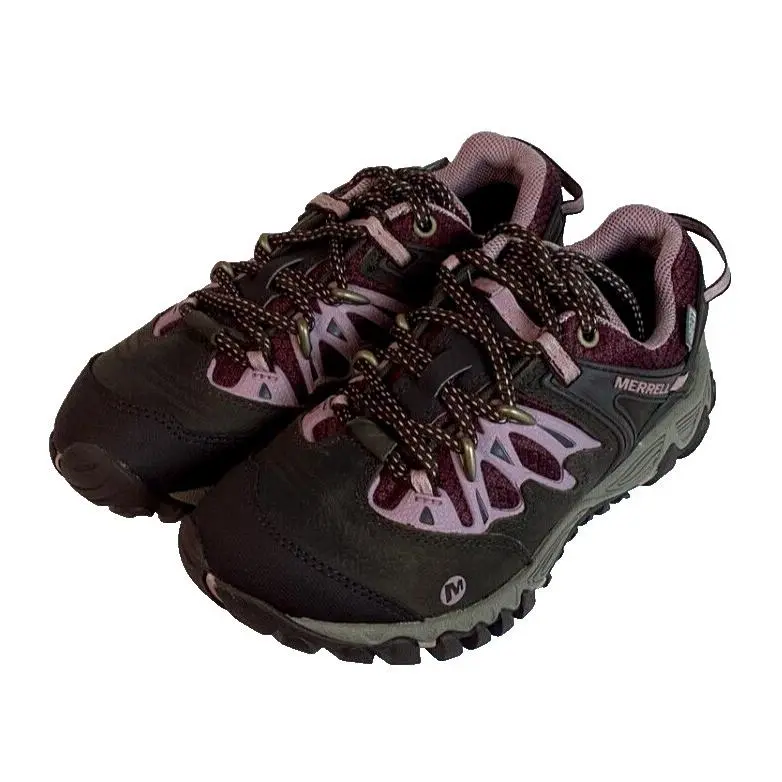 Merrell Womens All Out Blaze Waterproof Black/blush US 5 - Black