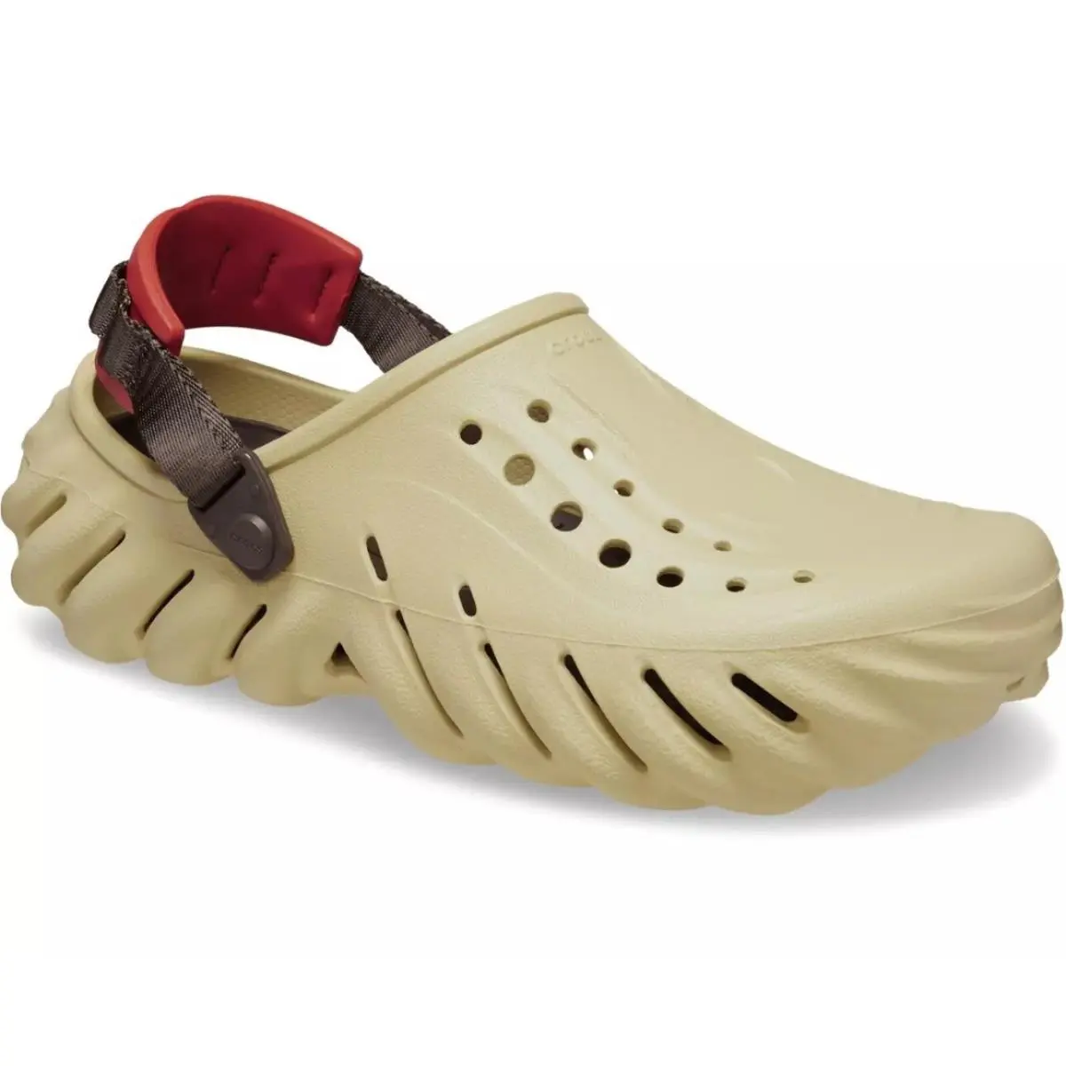 Echo Clog Sesame Tan Adult Mens Size 12 207937-0HX by Crocs