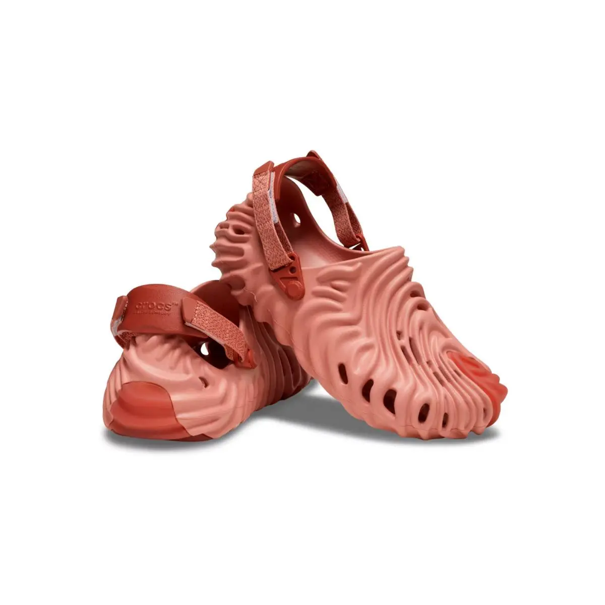 Pollex Clog Salehe Bembury Kuwata Salmon Men`s Size 11 Rare 207393-6RL Red by Crocs