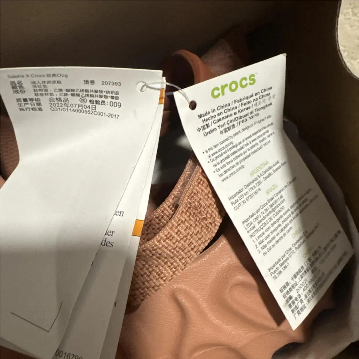 Crocs shoes - Croc Pollex Clog - Croc Pollex Clog - 207393-6RL - pale blush (UPC: 196265201044) 1