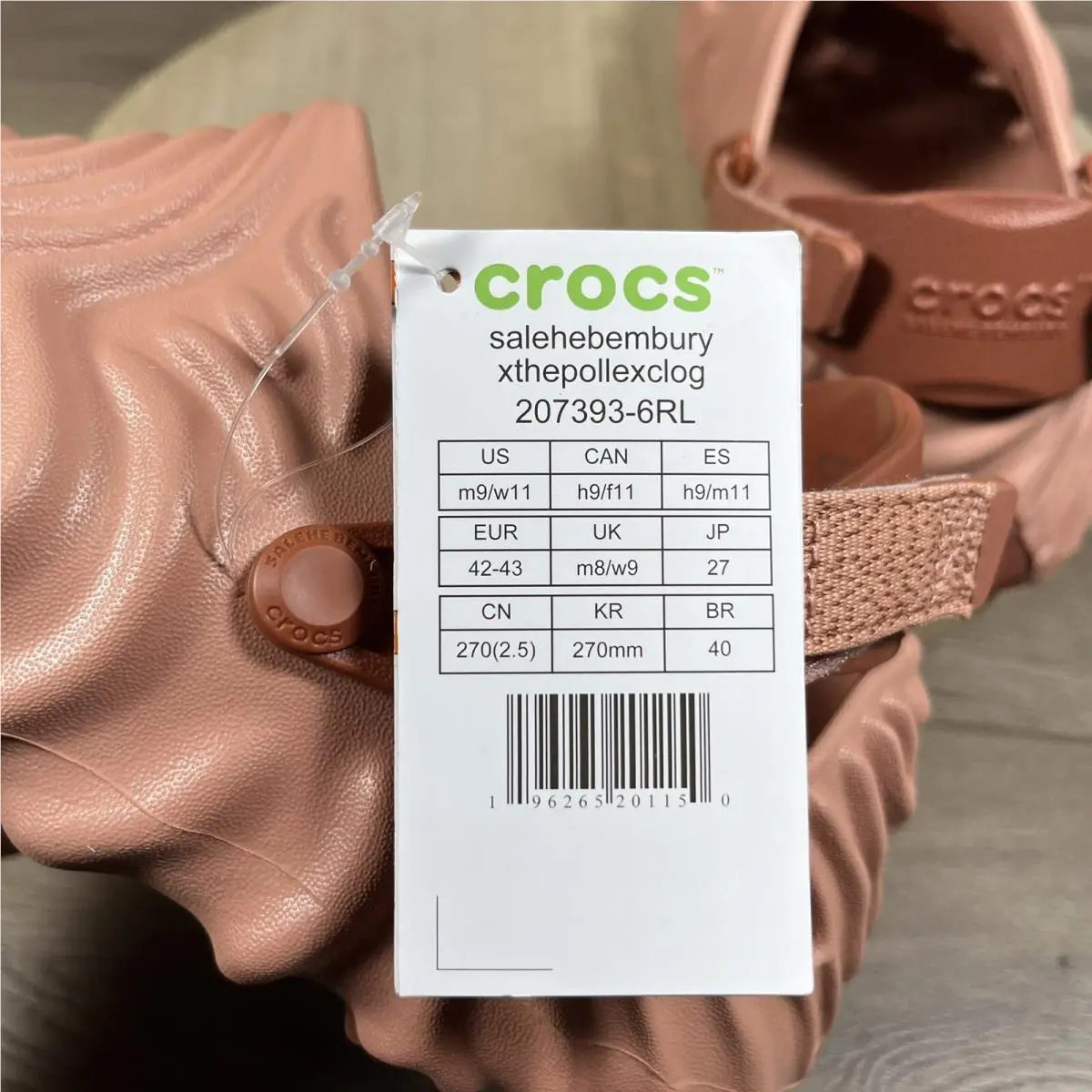 Crocs shoes - Crocs Salehe Bembury Pollex Clog - 207393-6RL - Brown 8