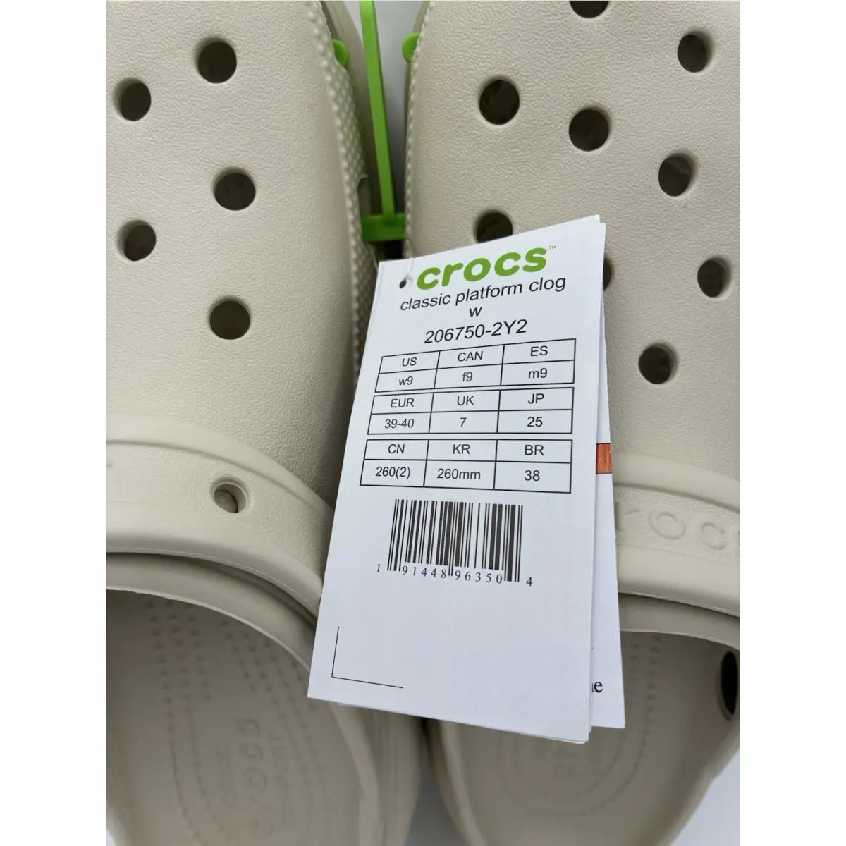 Crocs shoes - Crocs 206750-2Y2 - 206750-2Y2 - Bone 0
