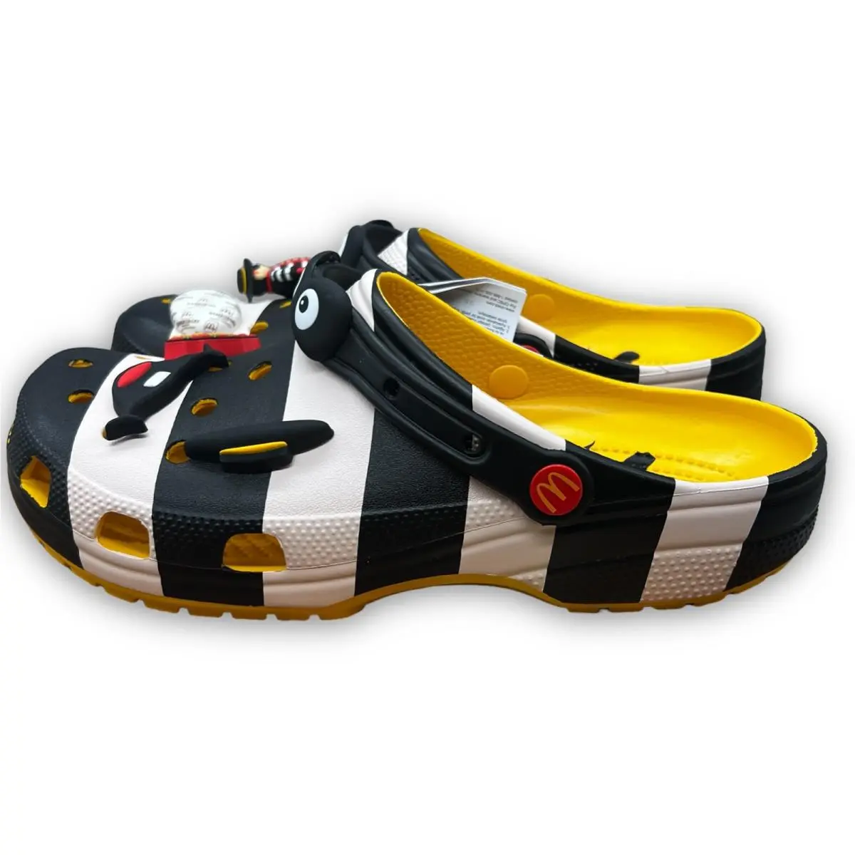 Crocs x Mcdonald’s Hamburglar Classic Clog Black White M11 US 209393-066