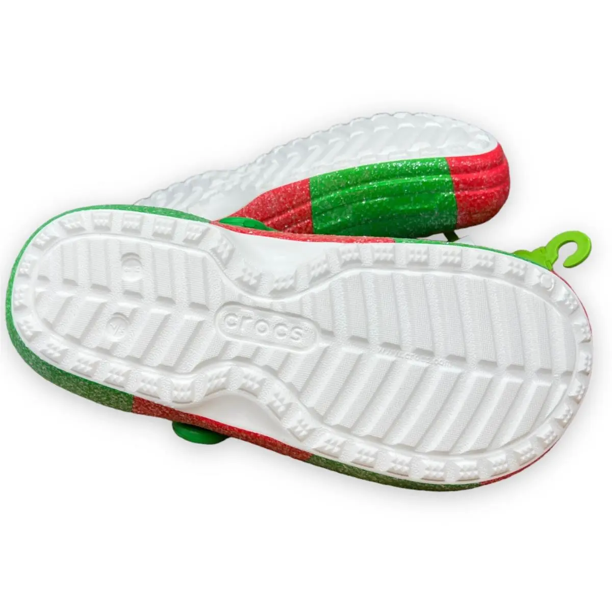 Crocs shoes - 206913-90H - 206913-90H - Red, Green, White 2