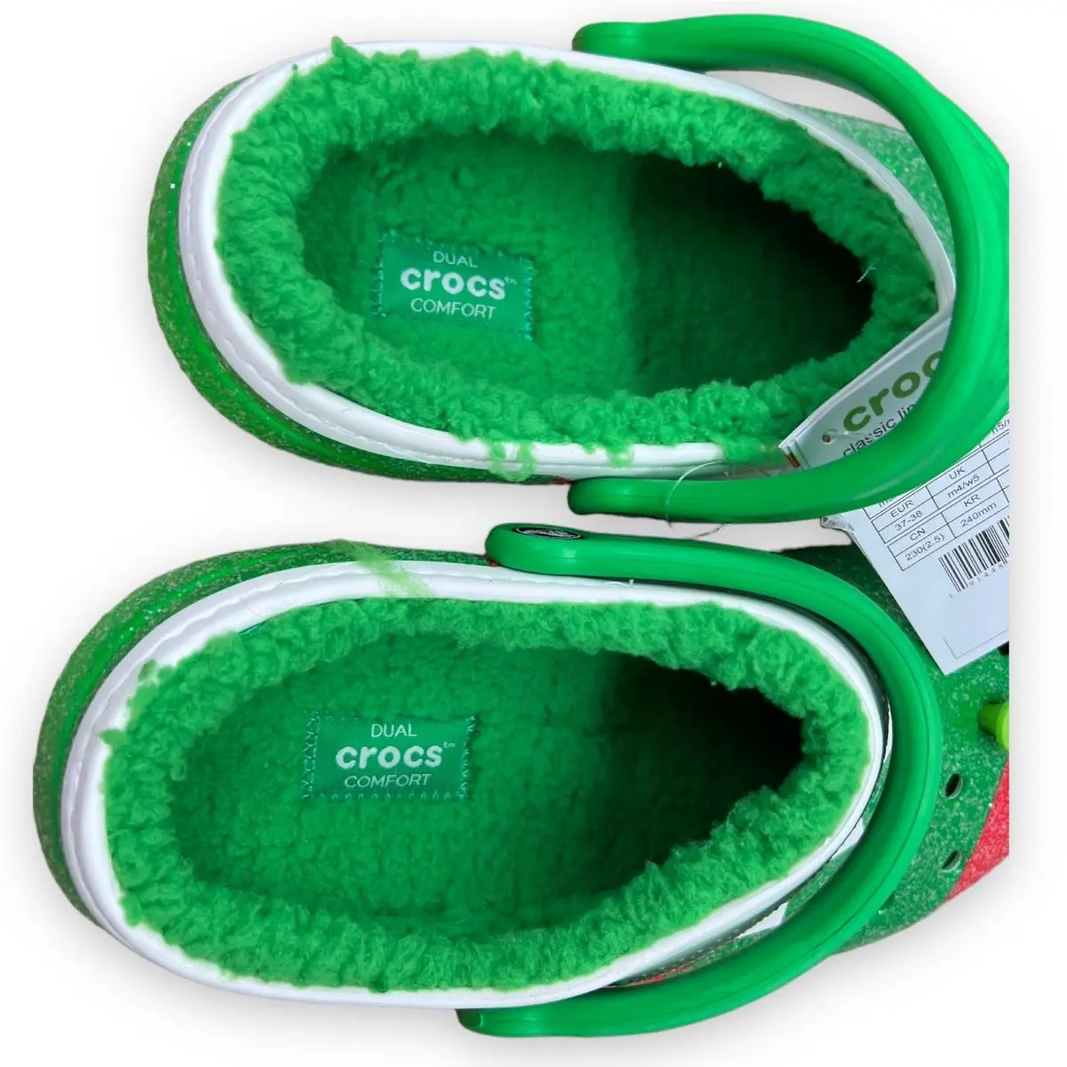 Crocs shoes - 206913-90H - 206913-90H - Red, Green, White 4