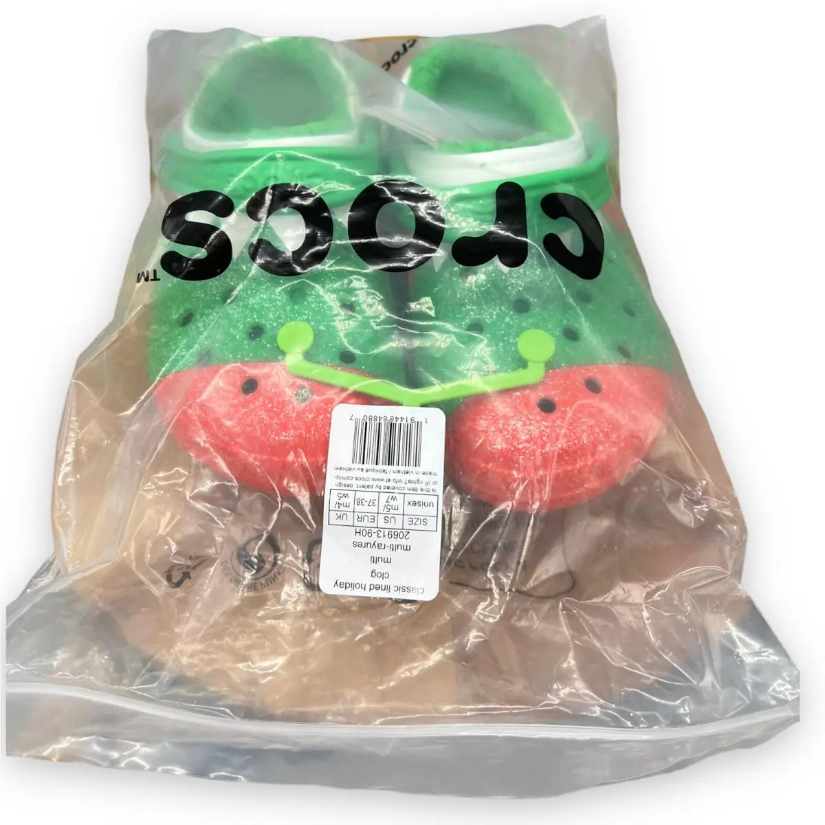 Crocs shoes - 206913-90H - 206913-90H - Red, Green, White 6