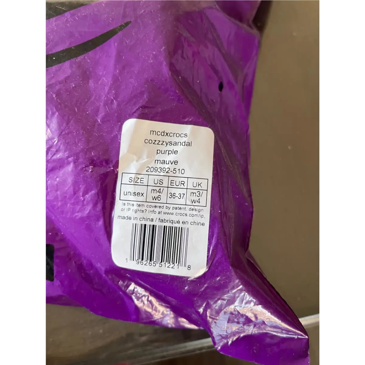 Crocs shoes - 209392-510 - 209392-510 - Purple (UPC: 196265512232) 0