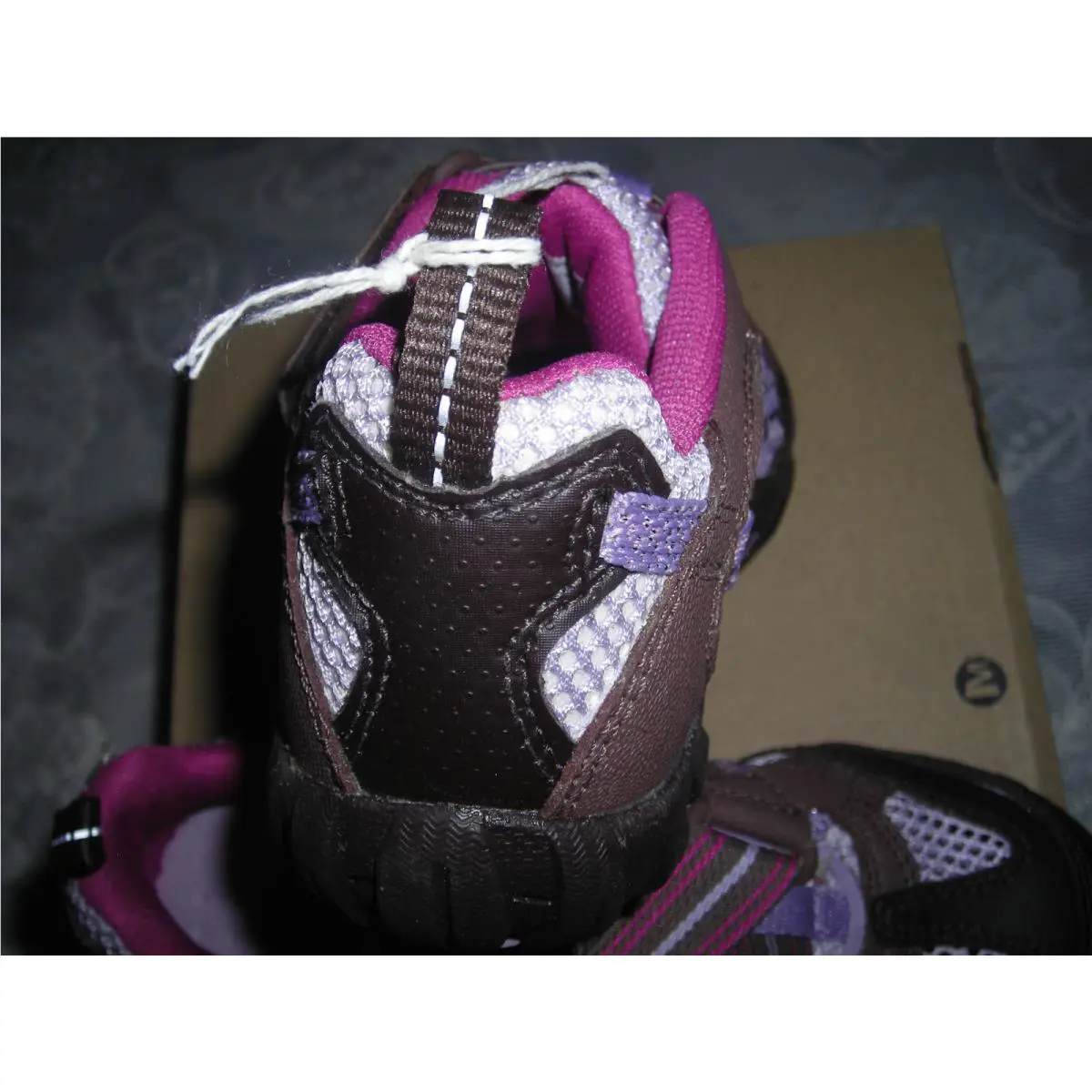 Merrell shoes - brown and purple sparkle 1