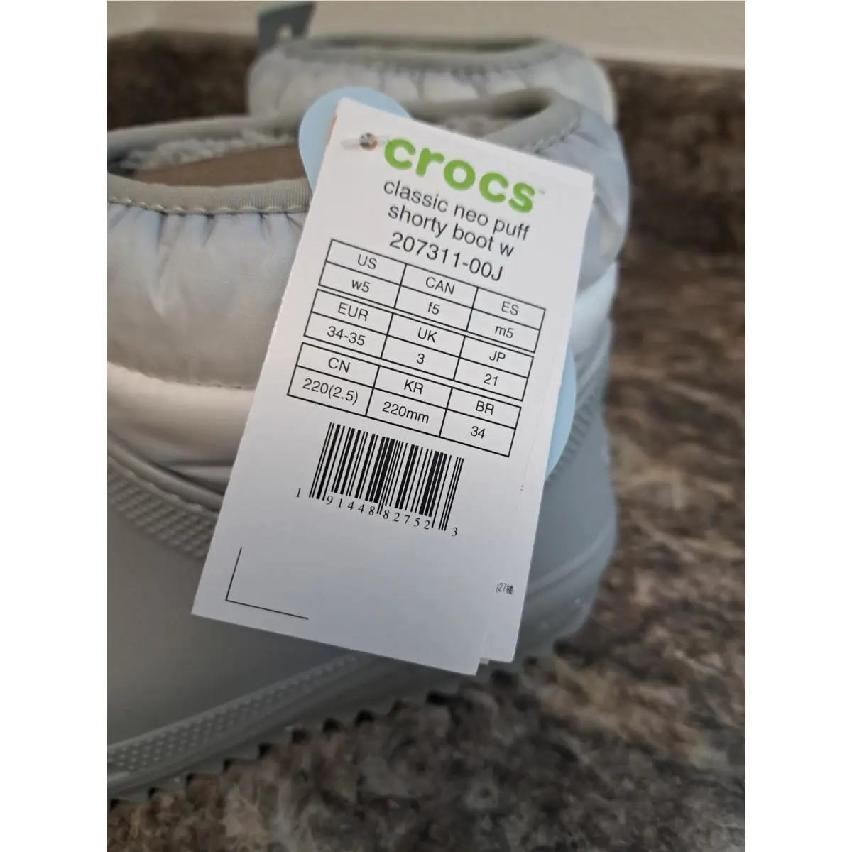 Crocs shoes - CROCS NEO PUFF - NEO PUFF - 207311-00J - White (UPC: 0191448827530) 3