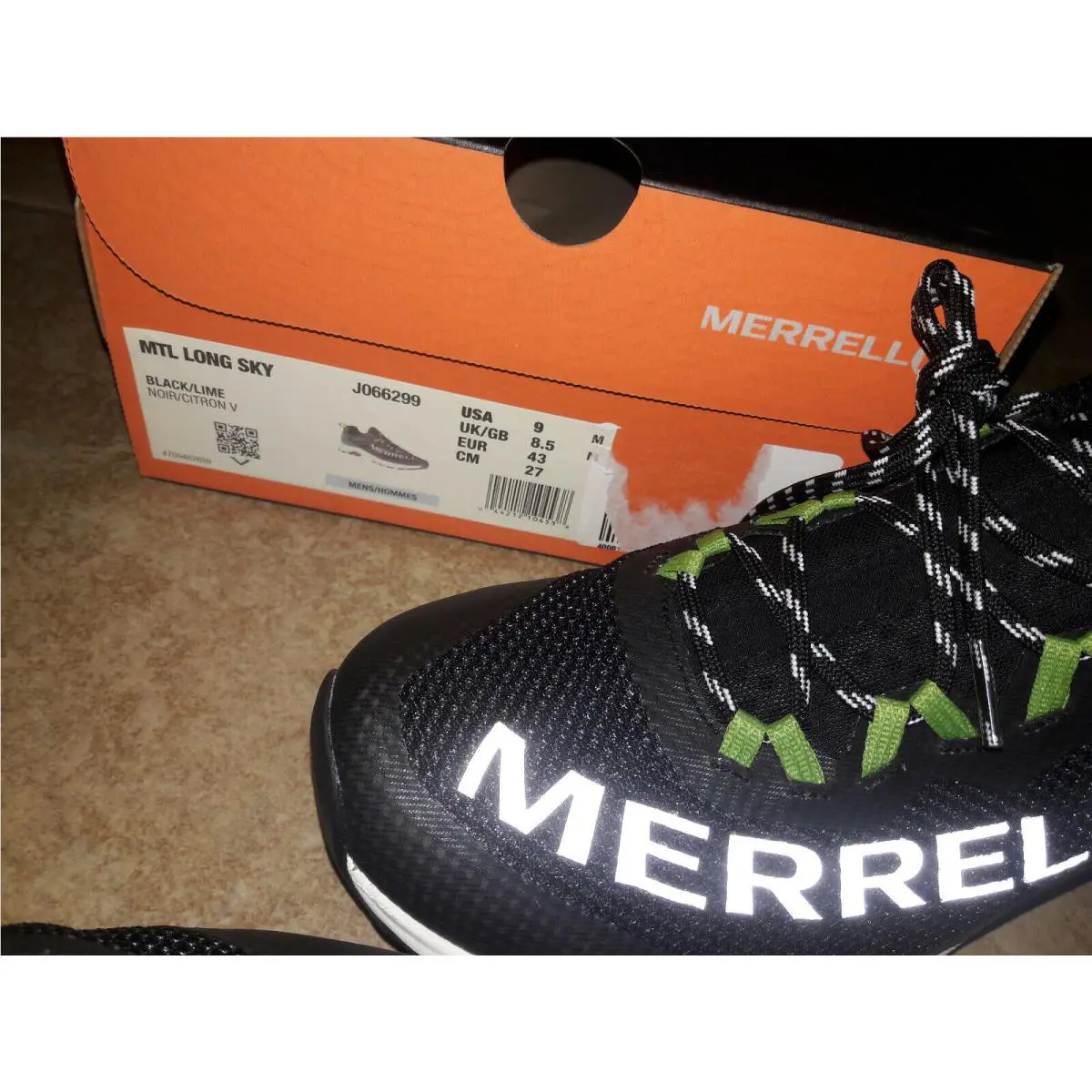Merrell shoes - Black/Limne 0