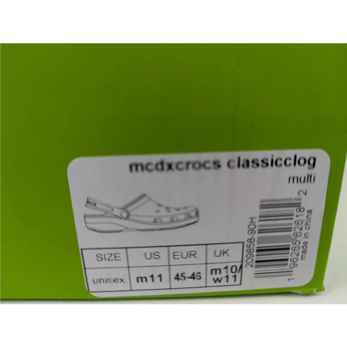 Crocs shoes - Crocs Classic Clog - Classic Clog - 209858-90H - White 7