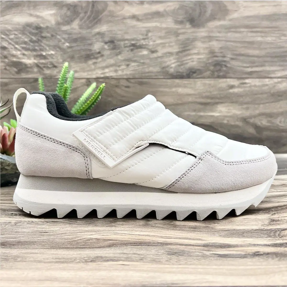 Merrell shoes - Merrell Alpine Moc Strap Polar - White 3