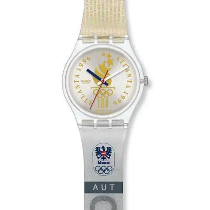 Mint  `96 Atlanta Olympic Special Various Teams Collectors Watches GZ150 AUSTRIA (GZ150K) by Swatch