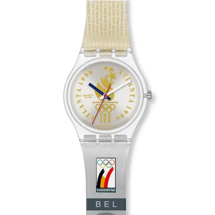 Mint  `96 Atlanta Olympic Special Various Teams Collectors Watches GZ150 BELGIUM (GZ150L) by Swatch