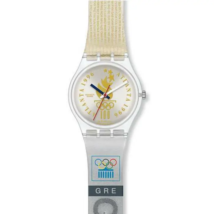 Mint  `96 Atlanta Olympic Special Various Teams Collectors Watches GZ150 GREECE (GZ150M) by Swatch
