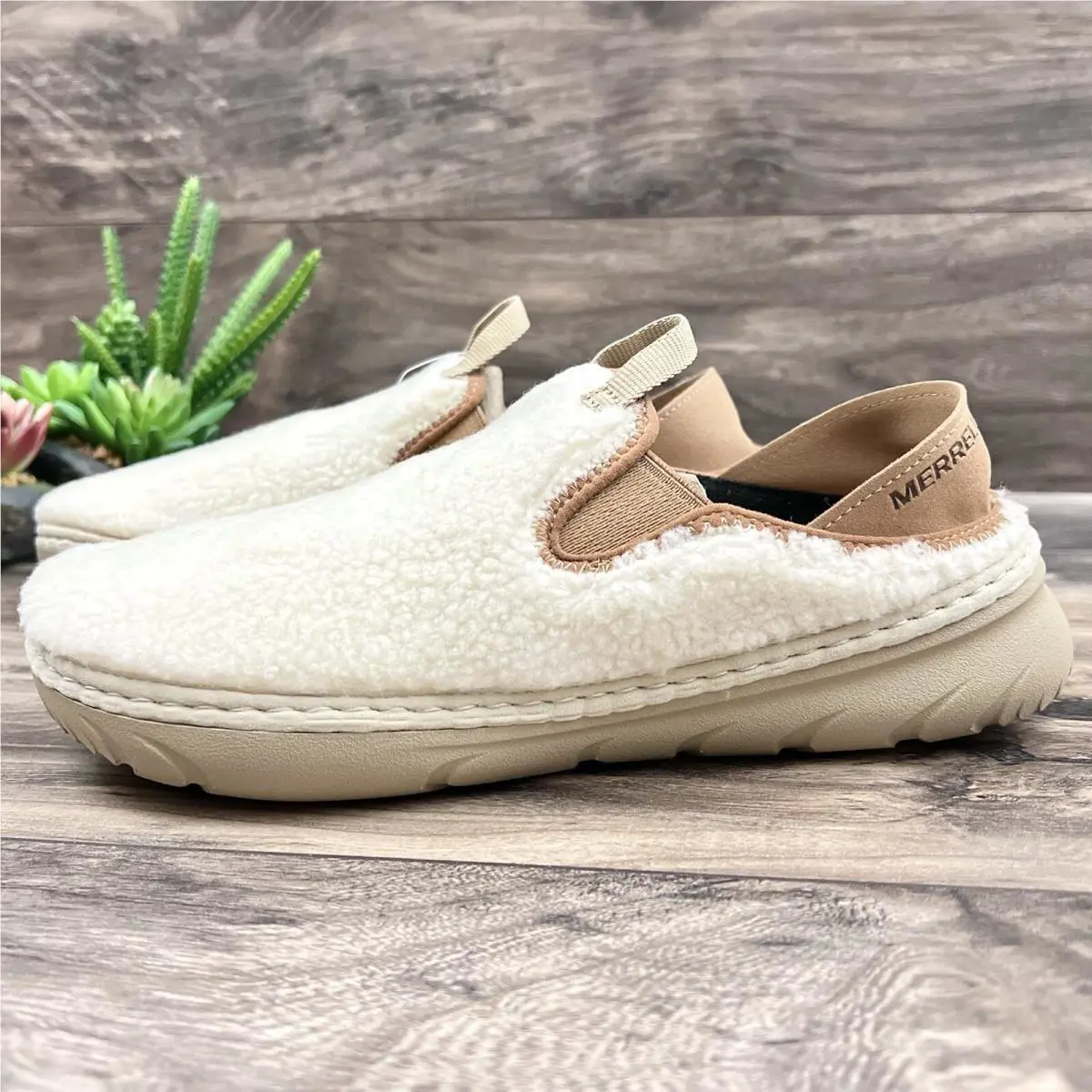 Merrell shoes - Merrell Hut Moc Cozy Slip On - Ivory 2