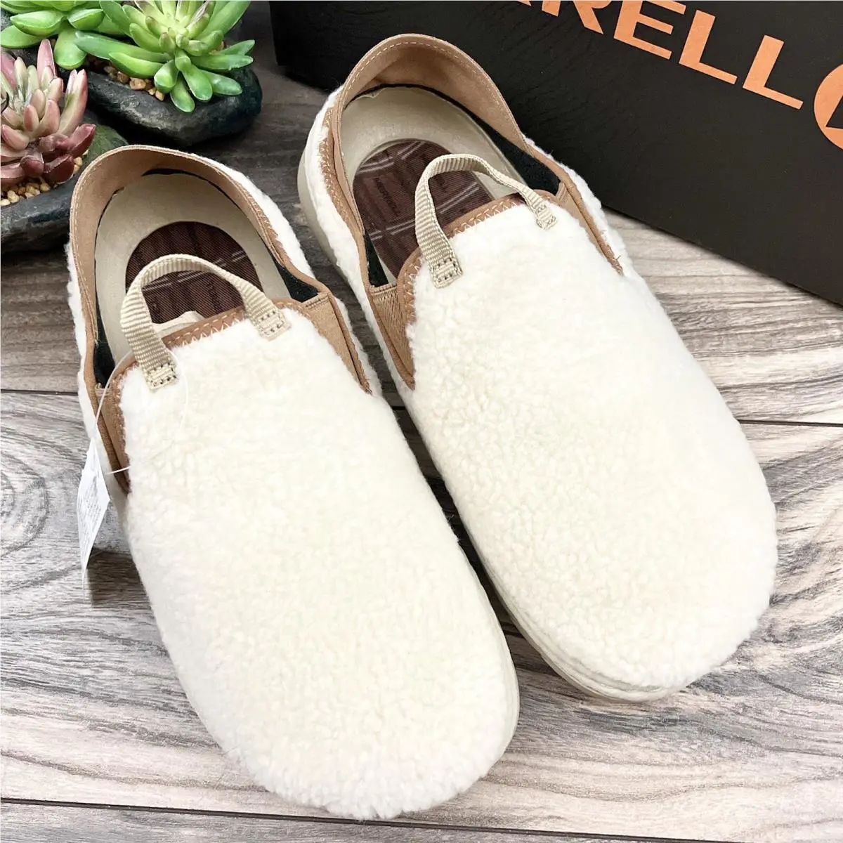 Merrell shoes - Merrell Hut Moc Cozy Slip On - Ivory 0