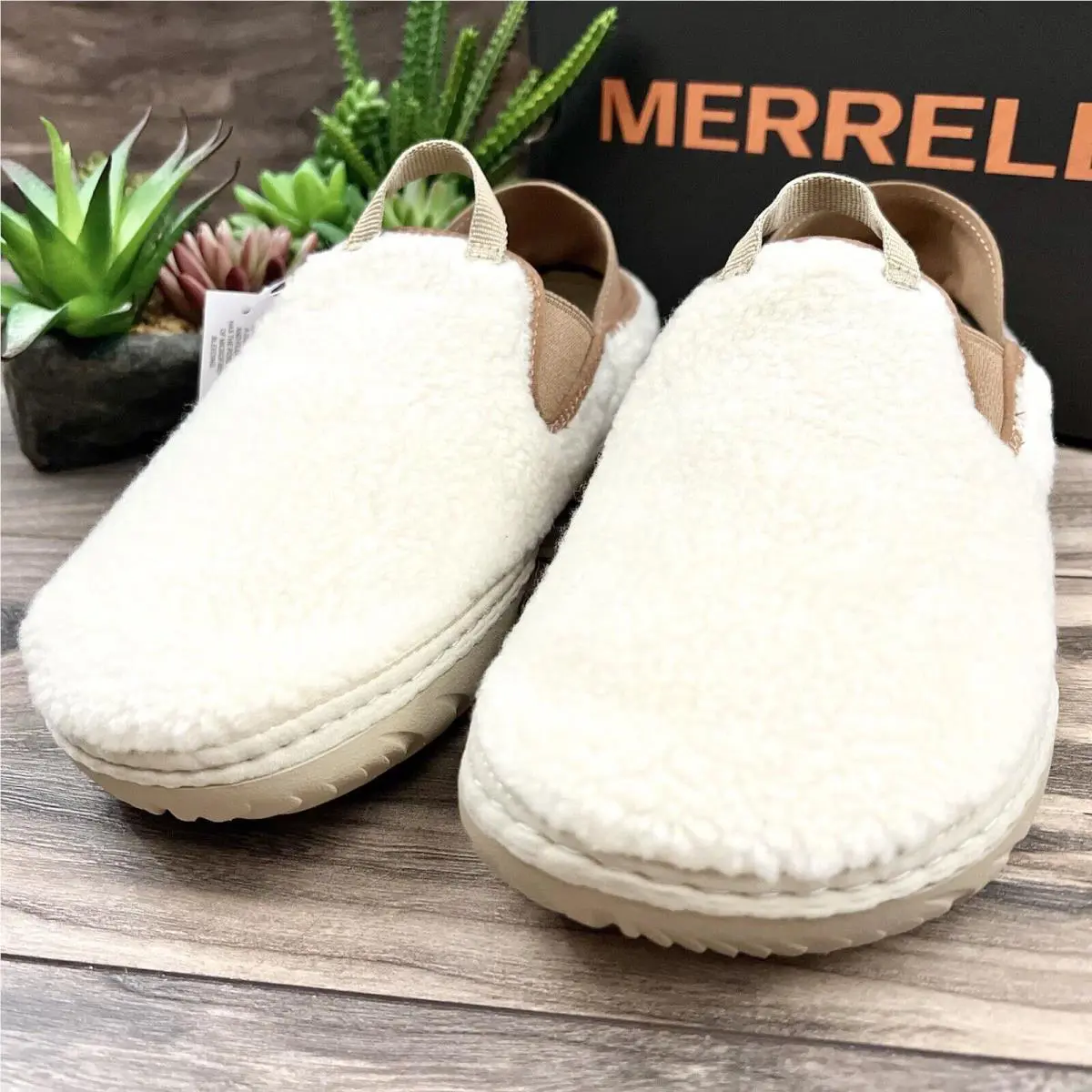 Merrell shoes - Merrell Hut Moc Cozy Slip On - Ivory 1