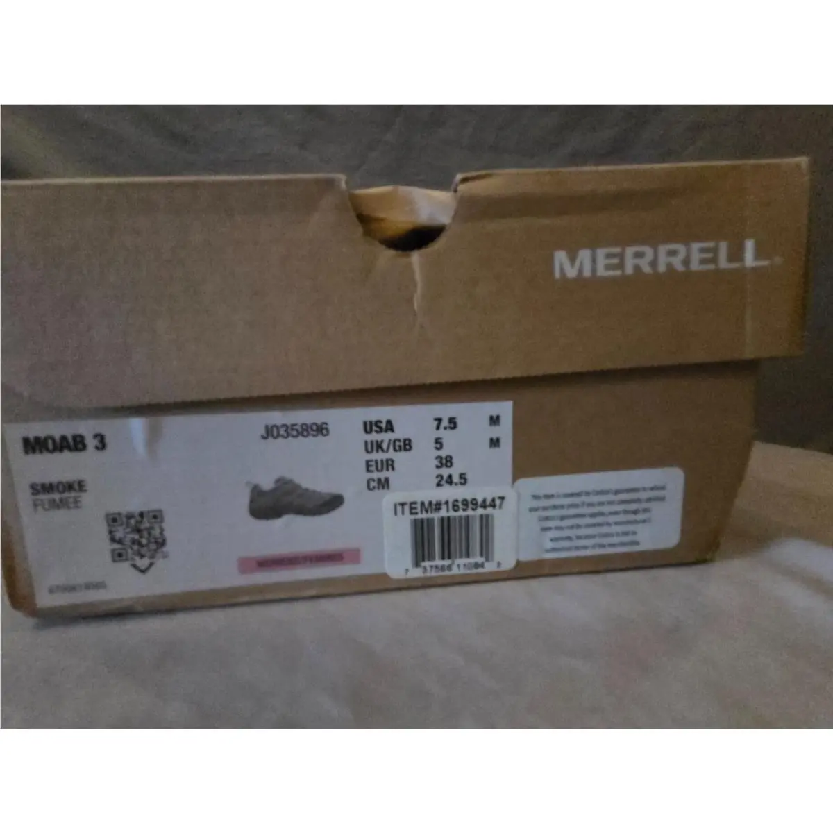 Merrell shoes - Merrell Moab 3 - Moab - J035896 - Gray (UPC: 737566110842) 17