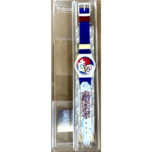 Swatch Watch ST Moritz 1928 GZ134 Olympic Special Edition Gents 1994