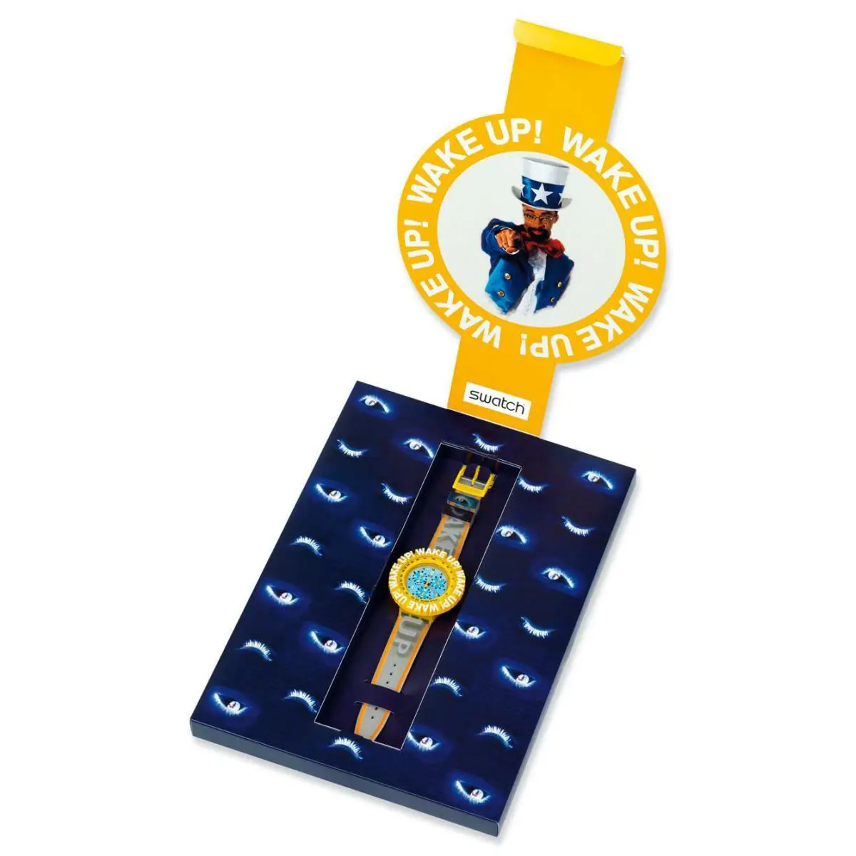 Condition 1998  Aquachrono Wake UP by Spike Lee SBZ104 Watch Rare by Swatch