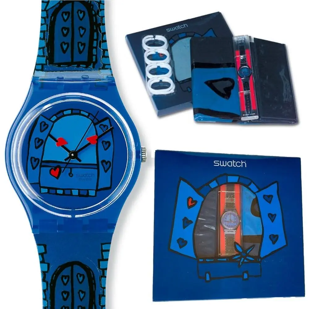 Mint Rare 2001  Valentines Day Special Package Amour Total GN196PACK Watch by Swatch