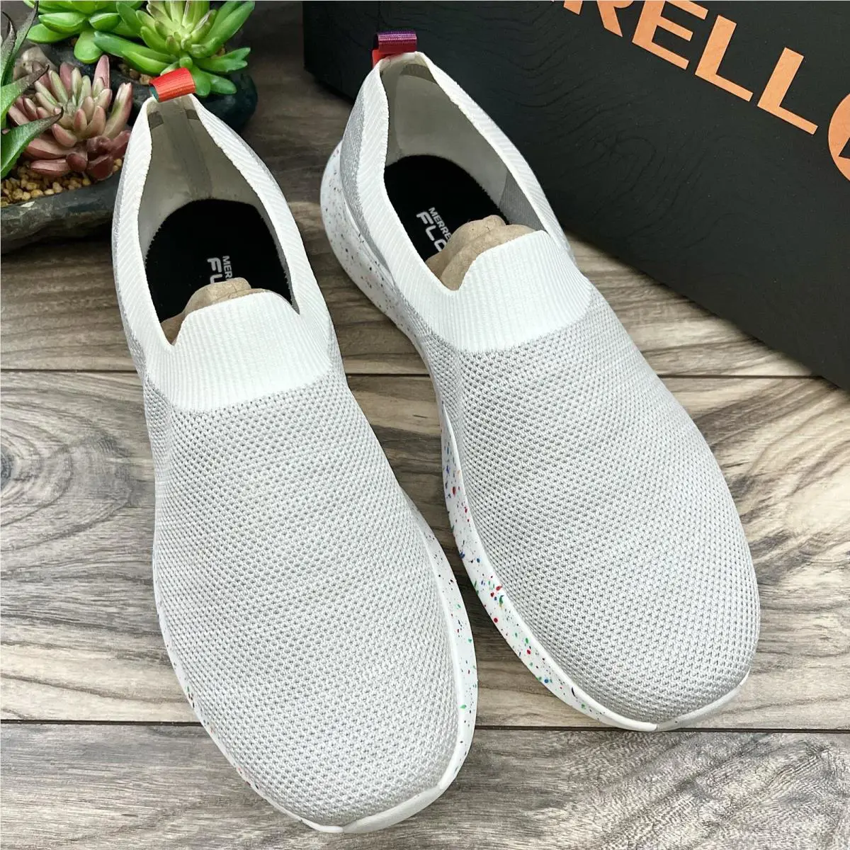Merrell shoes - Merrell Cloud Moc Knit - Cloud Moc Knit - Gray 0
