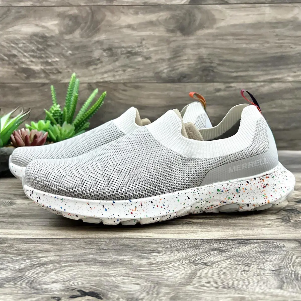 Merrell shoes - Merrell Cloud Moc Knit - Cloud Moc Knit - Gray 2