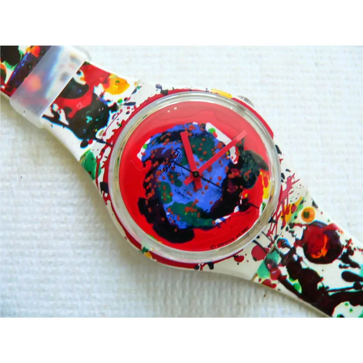 1992 Sam Francis. It is a Special Edition Swatch Watch Box. Rare