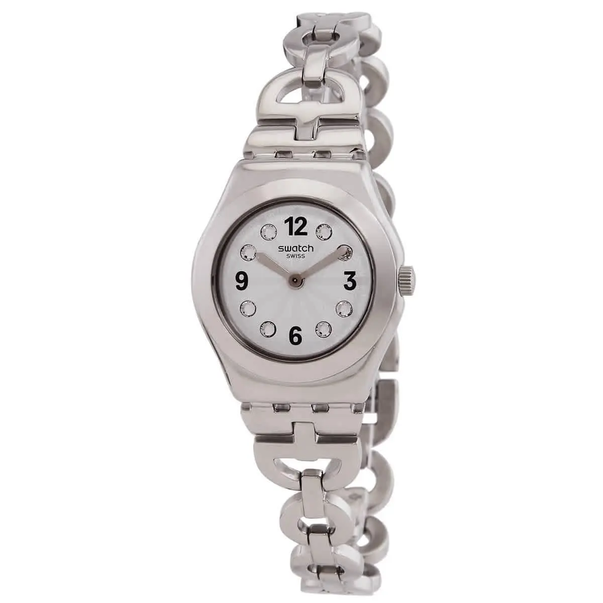 Swatch Neutral Quartz Silver Dial Ladies Watch YSS323G