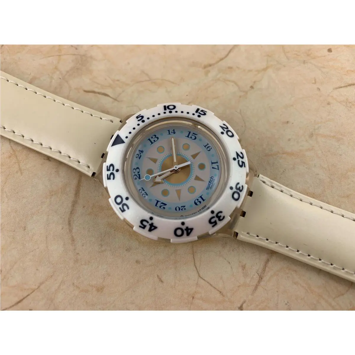 Swatch Originals Scuba 200 SDK126 Creme De La Creme Nos Box/paper/tag Circa 1996
