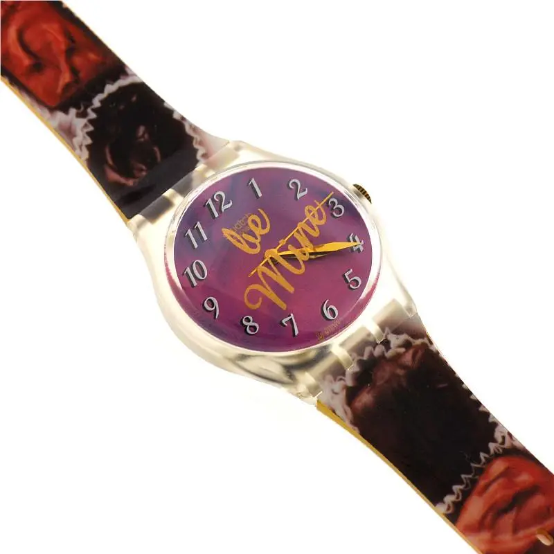 1999 Be Mine Womens Quartz Watch Multicolor Plastic GK291 by Swatch