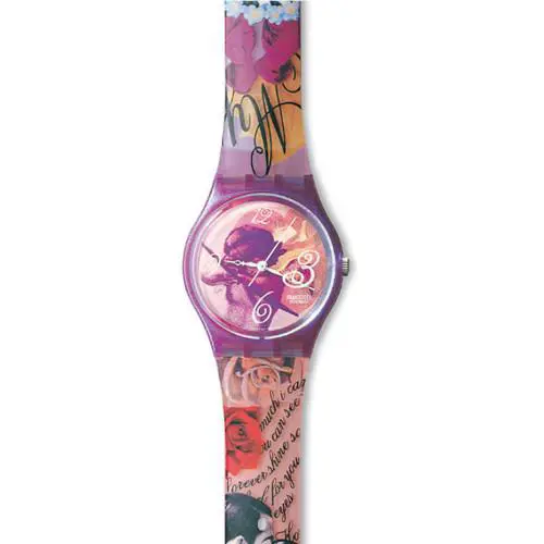 Mint 1995 Swatch Valentine`s Day Special For Your Heart Only GR127 Retro Watch