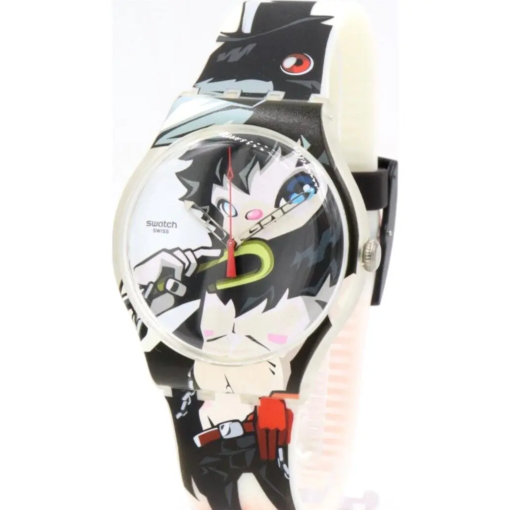 Swiss Swatch Originals Crowha Limited Silicone Watch 42mm SUOZ111