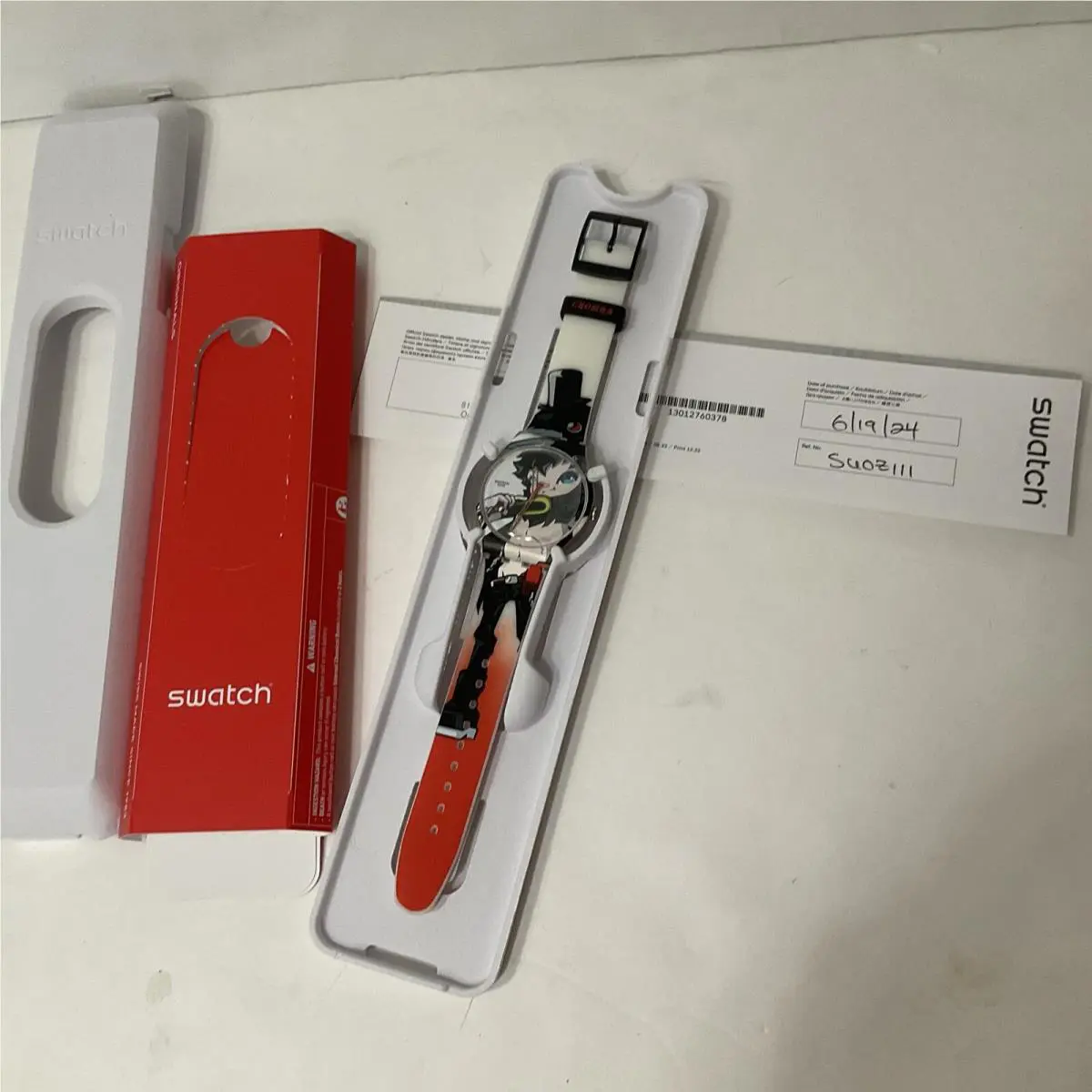 Swatch Originals Crowha LE Silicone Watch 42mm SUOZ111