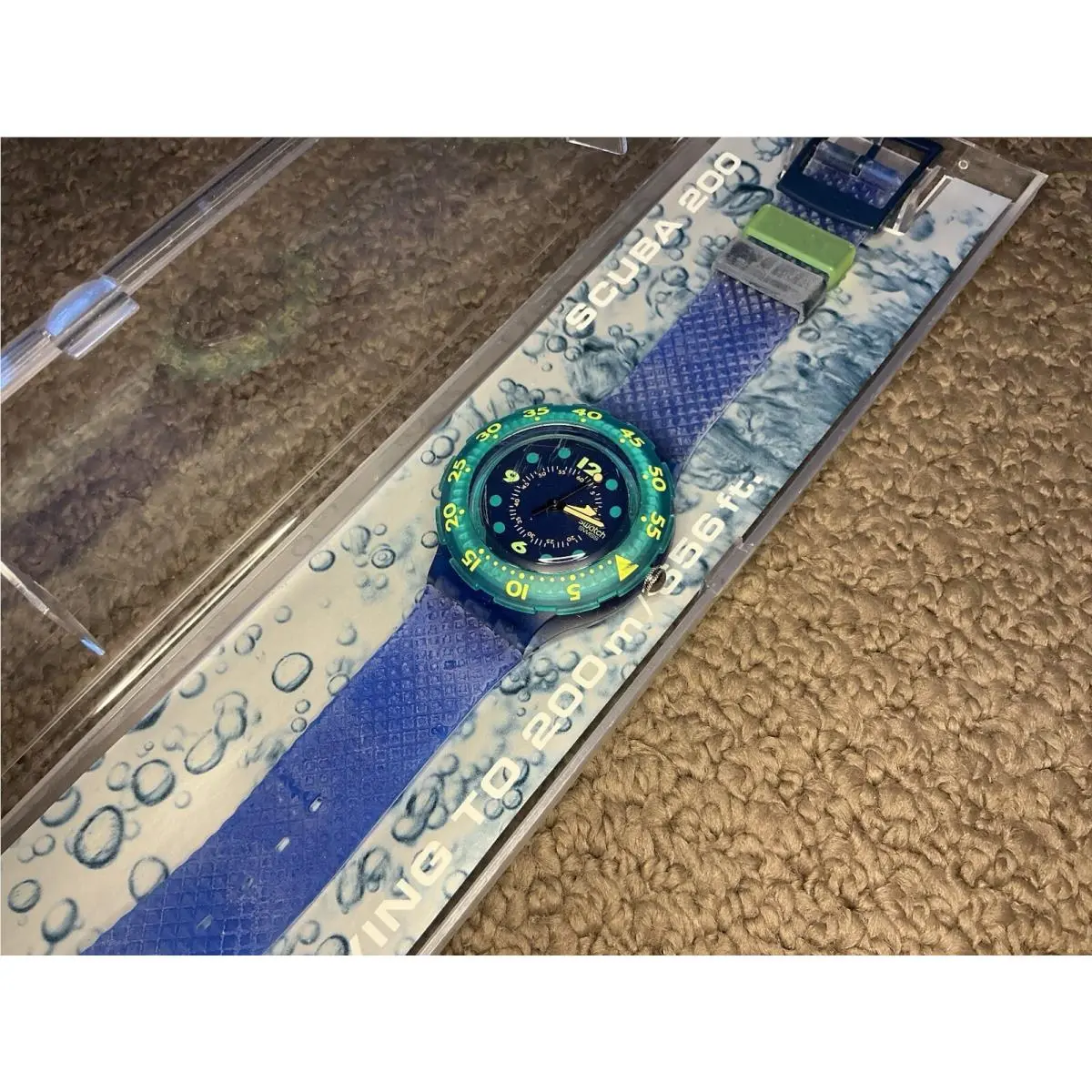 Swatch 1991 “blue Moon” Ref. SDN100 Nos IN Box