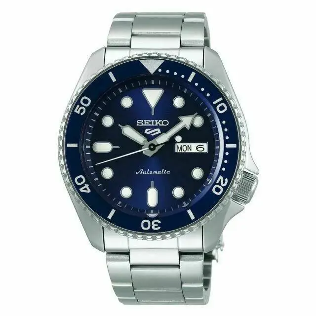 Seiko Men`s Automatic Green Dial Steel Bracelet Watch SRPD61