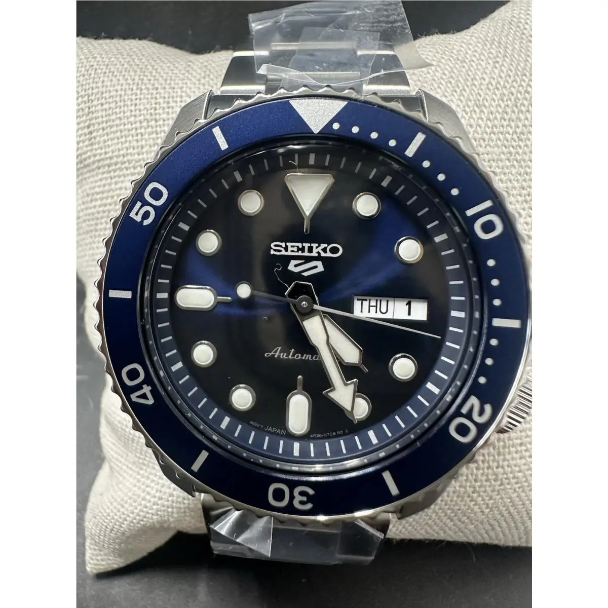 5 Sports SRPD51 Blue Dial Automatic Men’s Watch by Seiko