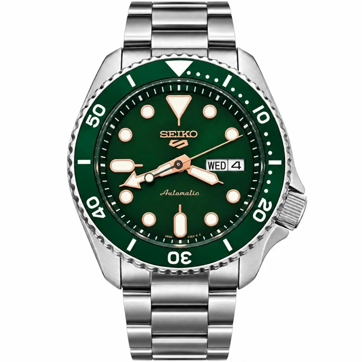 Seiko Men`s 5 Sports Stainless Watch SRPD63