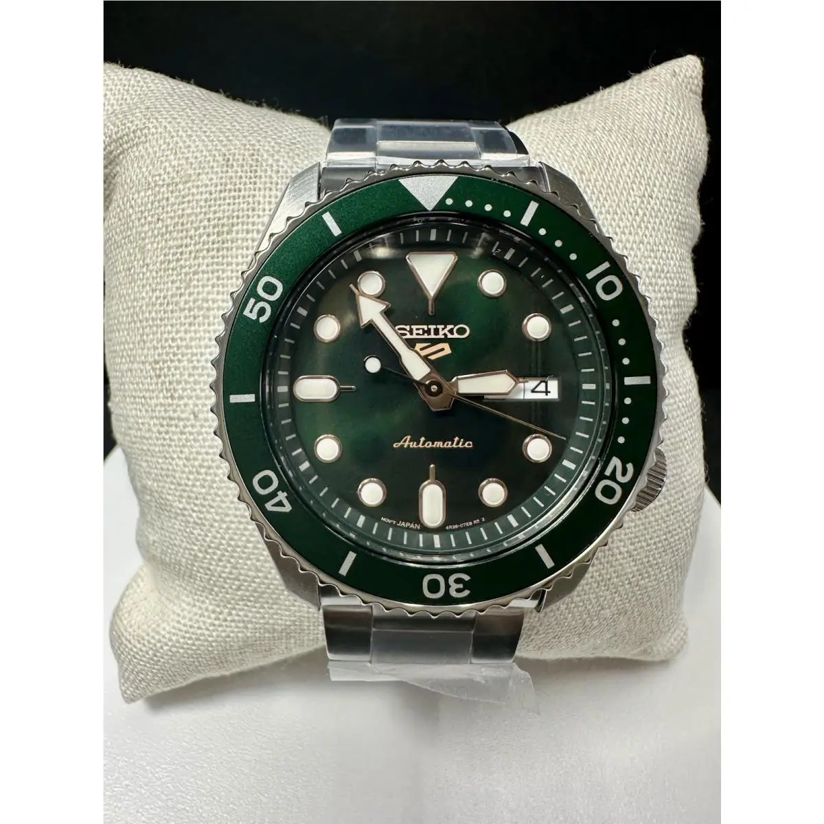 5 Sports SRPD63 Automatic Green Dial Men’s Watch by Seiko