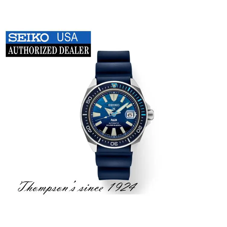 Seiko SRPJ93 Padi Special Edition Blue Dial Automatic Watch 200 Meter Made Japan - Dial: Blue, Band: Blue, Bezel: Blue