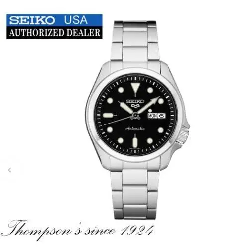 Seiko 5 Sports SRPE55 Black Dial Automatic - black, Dial: Black