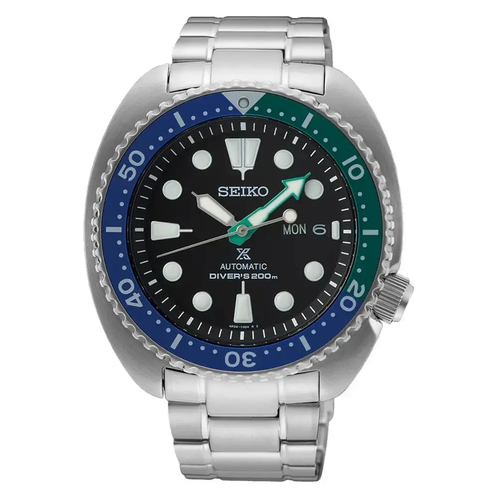 Seiko Men`s Prospex Automatic Diver 45mm Black Dial Watch SRPJ35