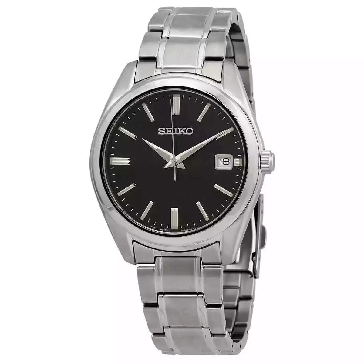 Men`s Classic Quartz Black Dial Quartz Watch - SUR311P1 by Seiko